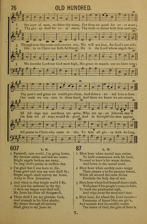 Bible School Echoes, and Sacred Hymns page 7