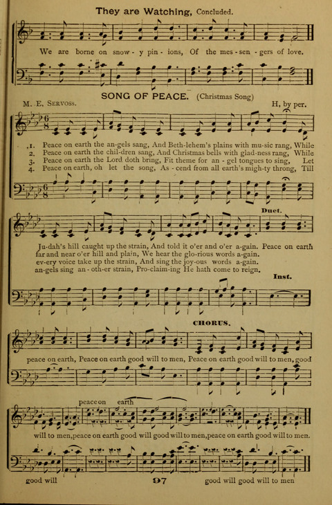 Bible School Echoes, and Sacred Hymns page 97