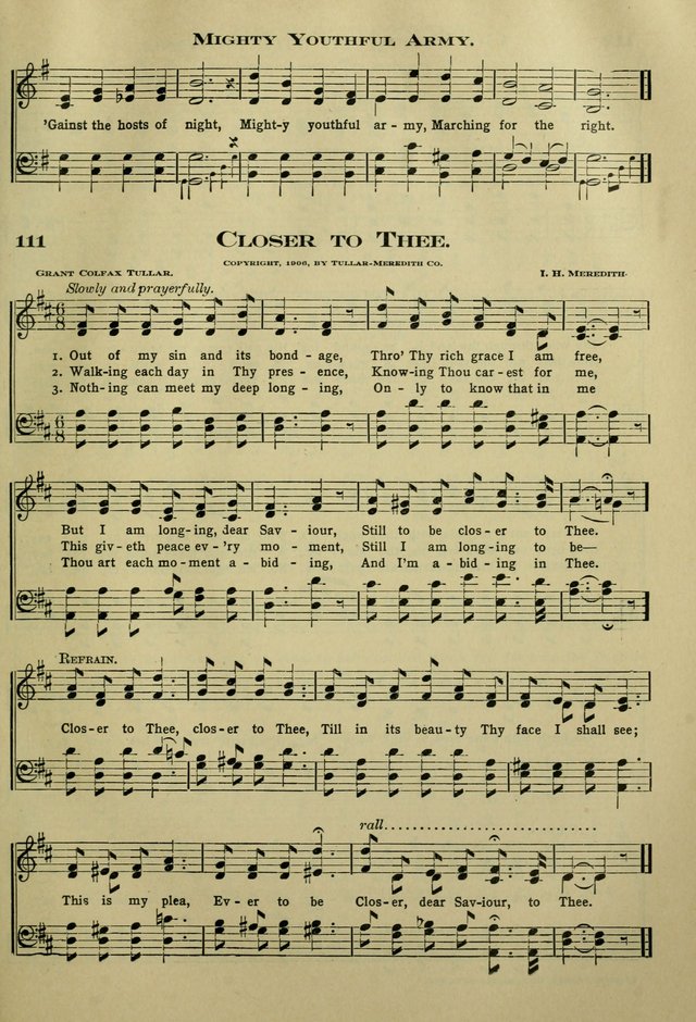 The Bible School Hymnal page 120