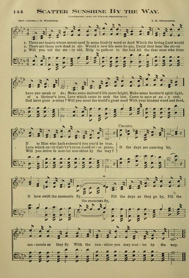 The Bible School Hymnal page 153