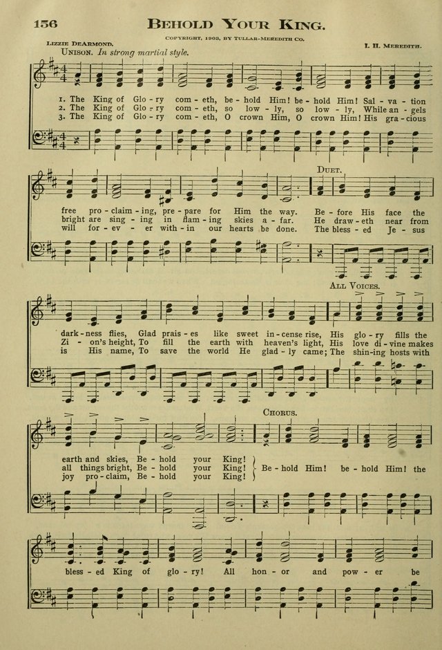 The Bible School Hymnal page 165