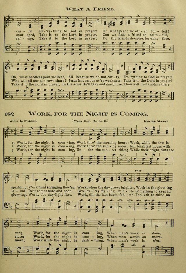 The Bible School Hymnal page 184