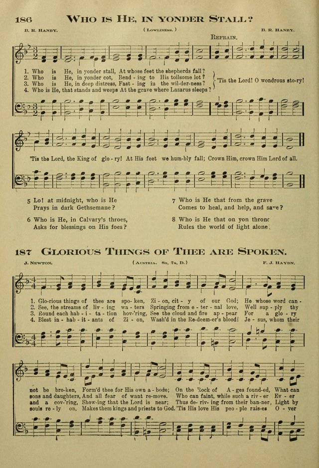 The Bible School Hymnal page 187