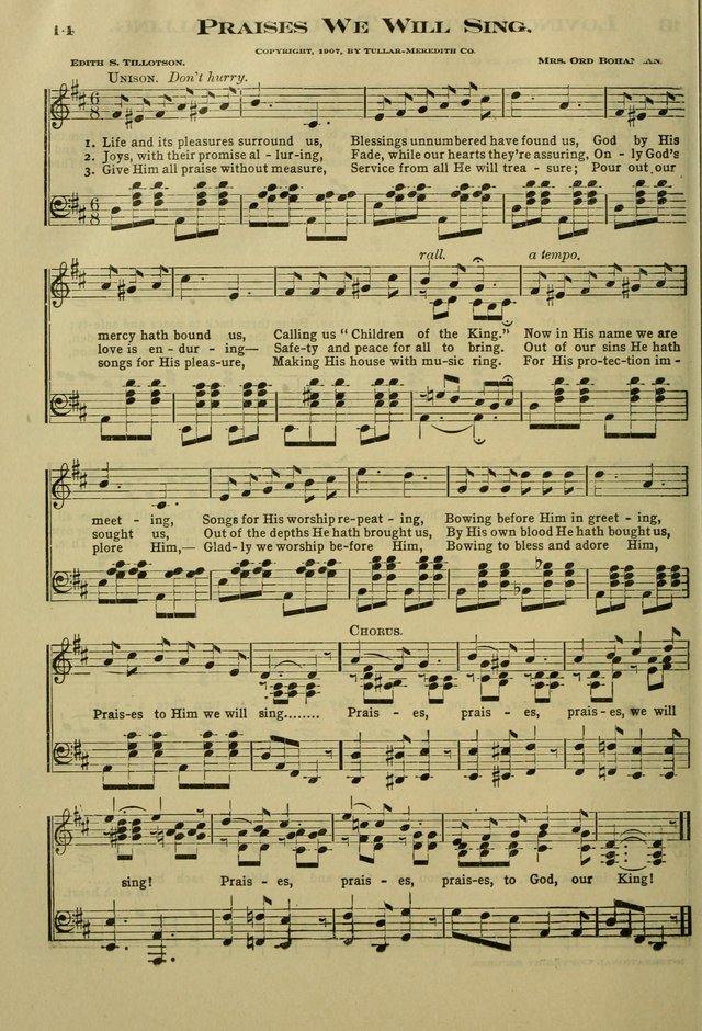 The Bible School Hymnal page 23