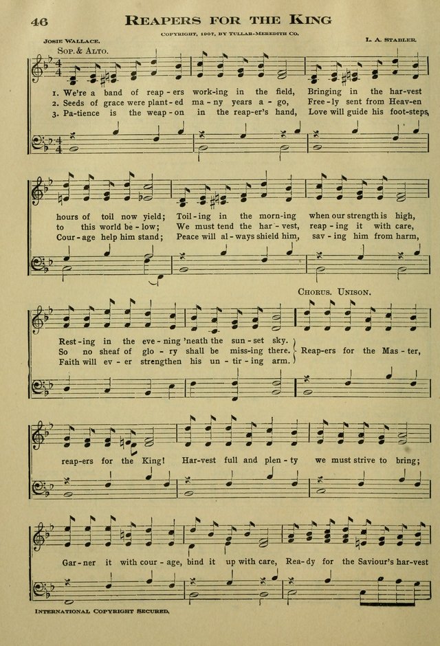 The Bible School Hymnal page 55