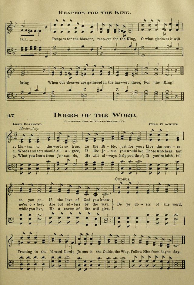 The Bible School Hymnal page 56