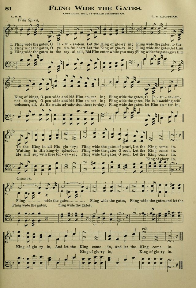 The Bible School Hymnal page 90