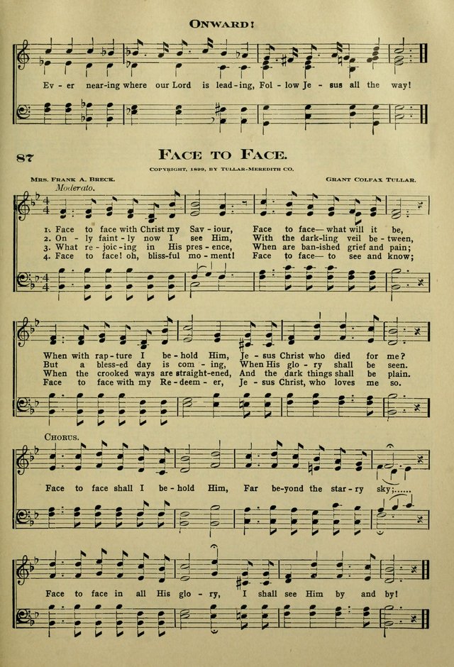 The Bible School Hymnal page 96