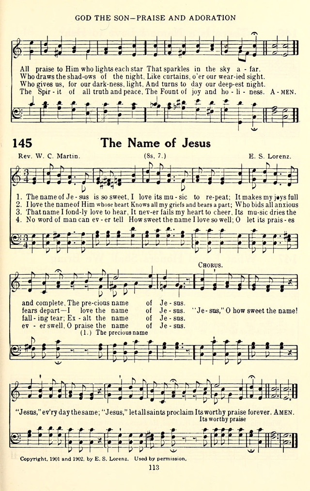 The Baptist Standard Hymnal: with responsive readings: a new book for all services page 105