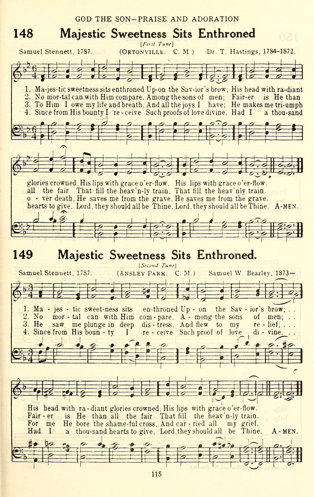 The Baptist Standard Hymnal: with responsive readings: a new book for all services page 107