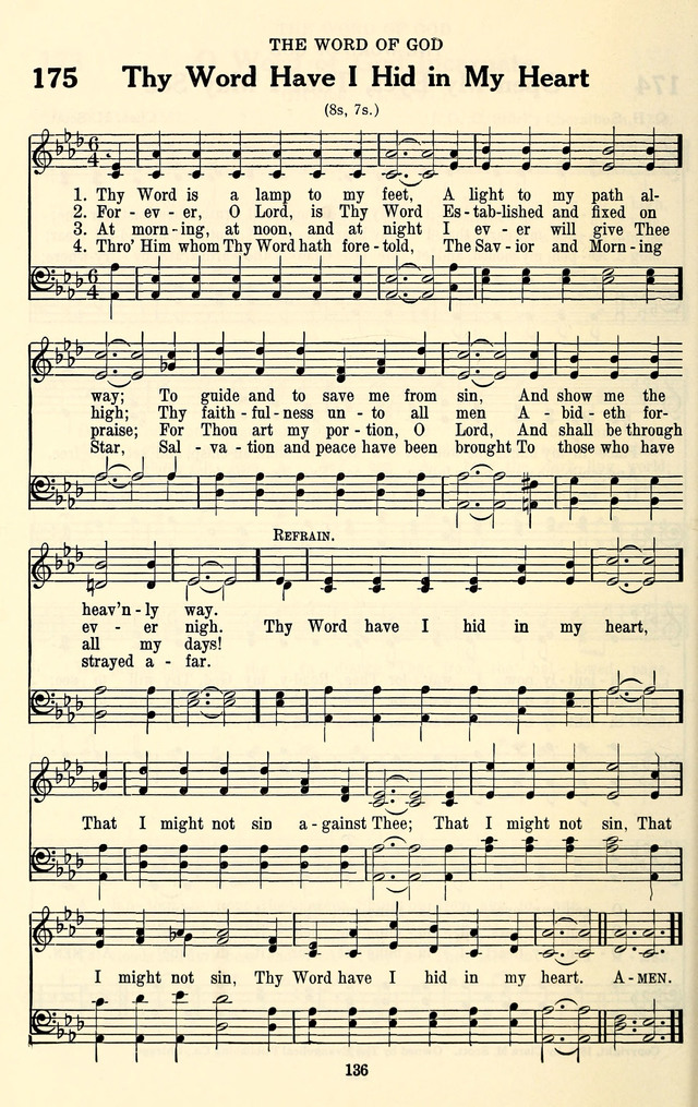 The Baptist Standard Hymnal: with responsive readings: a new book for all services page 128