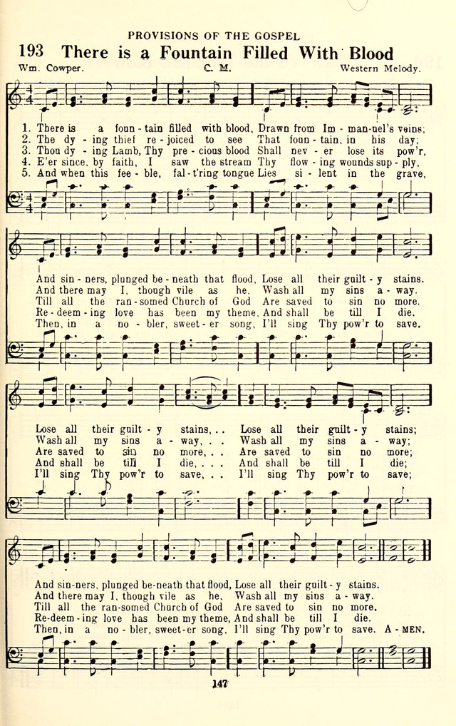 The Baptist Standard Hymnal: with responsive readings: a new book for all services page 139