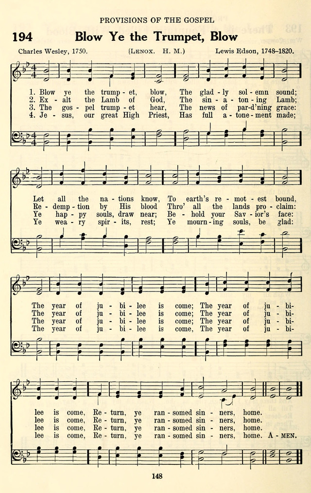 The Baptist Standard Hymnal: with responsive readings: a new book for all services page 140