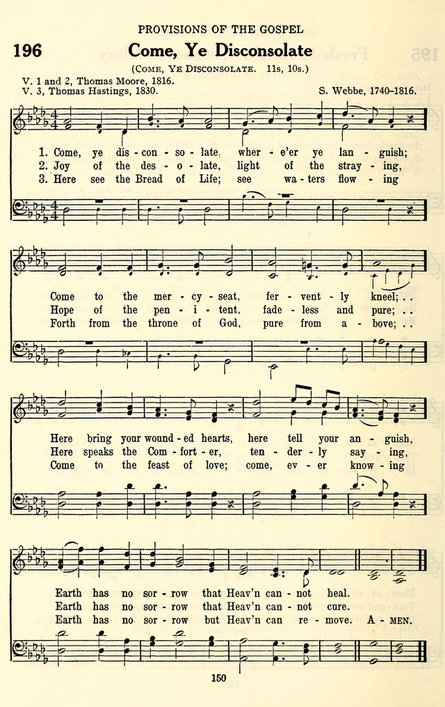 The Baptist Standard Hymnal: with responsive readings: a new book for all services page 142