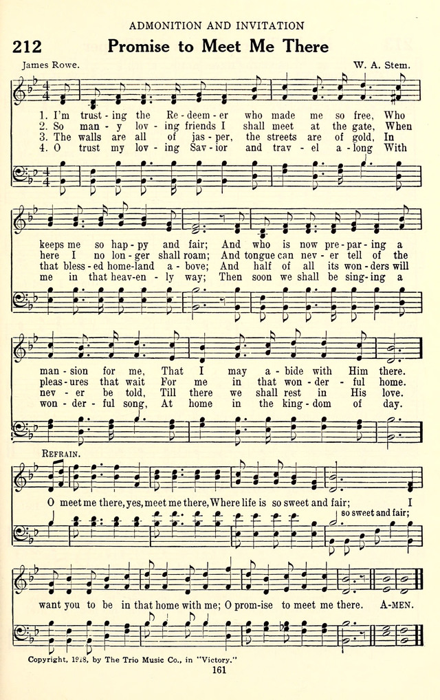 The Baptist Standard Hymnal: with responsive readings: a new book for all services page 153