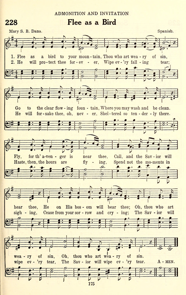 The Baptist Standard Hymnal: with responsive readings: a new book for all services page 167