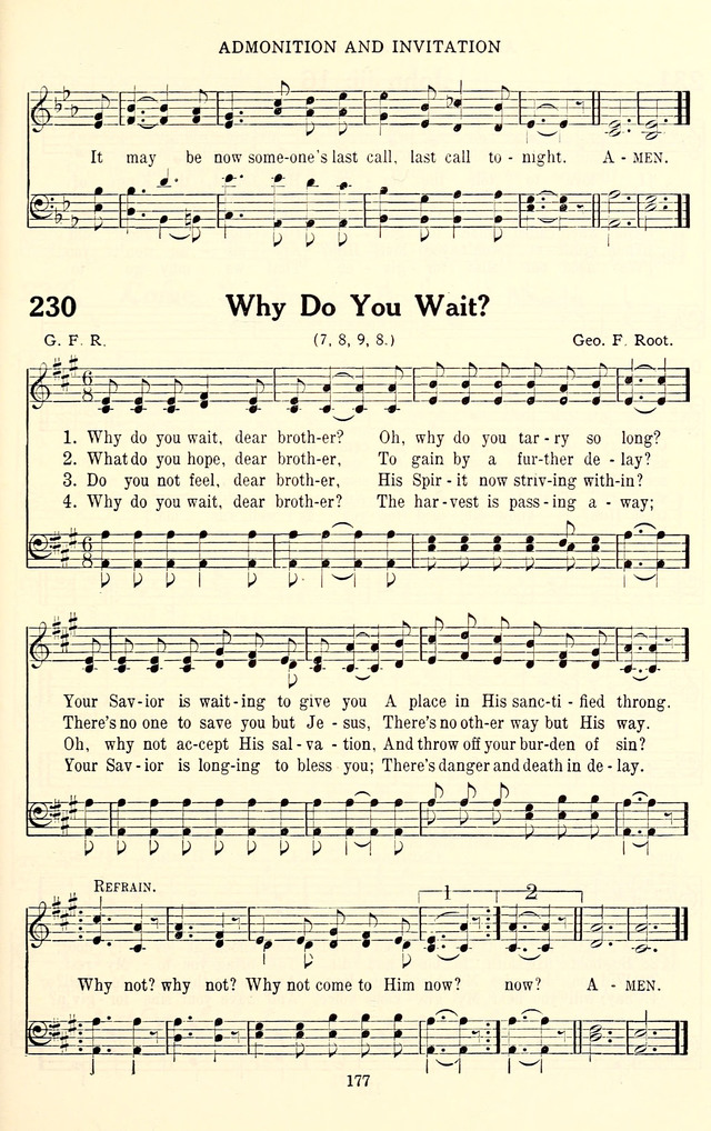 The Baptist Standard Hymnal: with responsive readings: a new book for all services page 169