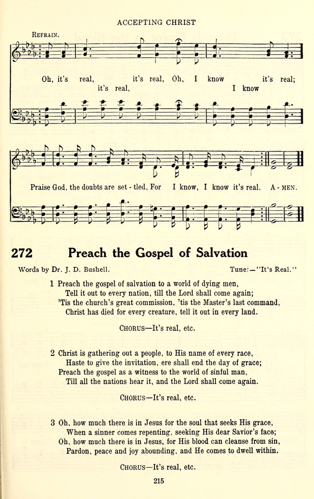 The Baptist Standard Hymnal: with responsive readings: a new book for all services page 207