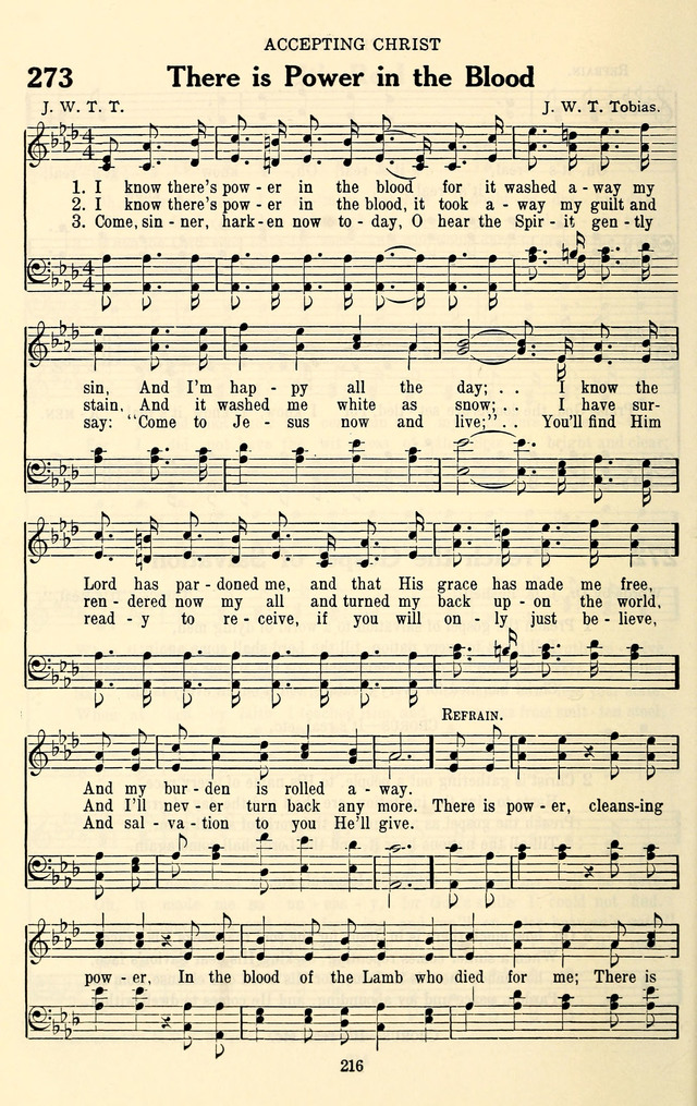 The Baptist Standard Hymnal: with responsive readings: a new book for all services page 208