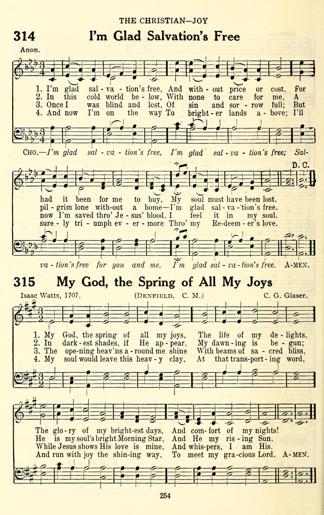 The Baptist Standard Hymnal: with responsive readings: a new book for all services page 246