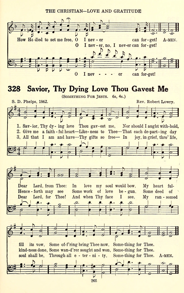 The Baptist Standard Hymnal: with responsive readings: a new book for all services page 257