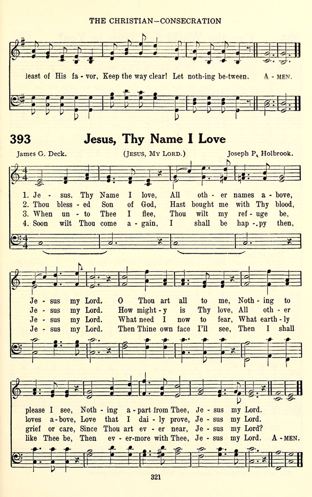 The Baptist Standard Hymnal: with responsive readings: a new book for all services page 313