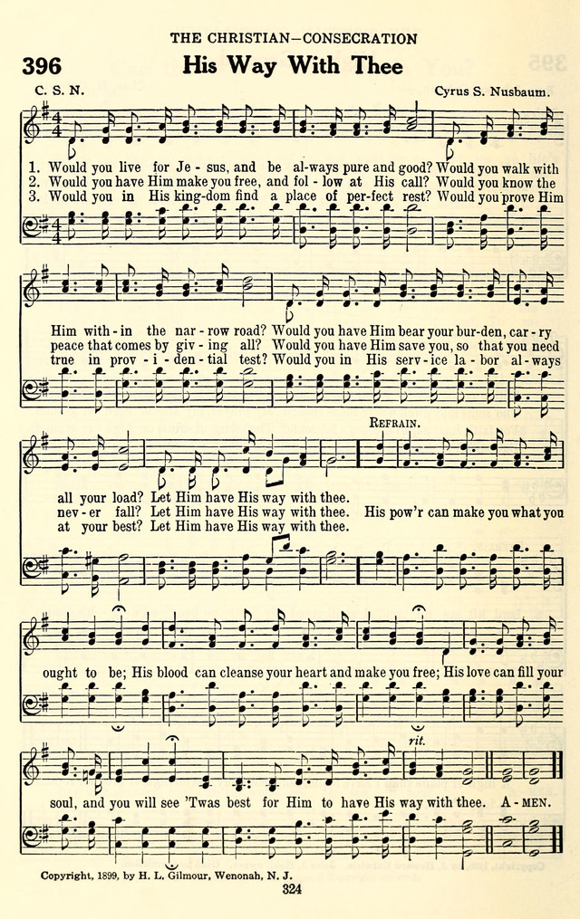 The Baptist Standard Hymnal: with responsive readings: a new book for all services page 316