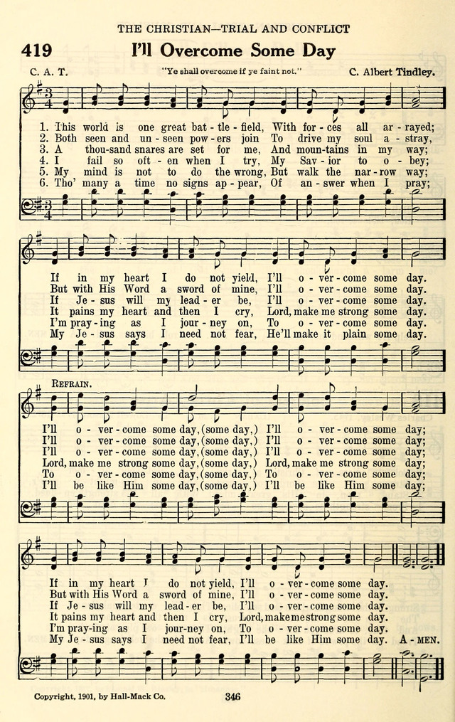 The Baptist Standard Hymnal: with responsive readings: a new book for all services page 338