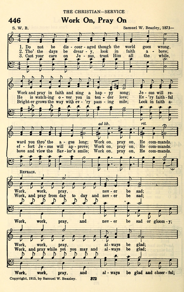 The Baptist Standard Hymnal: with responsive readings: a new book for all services page 364