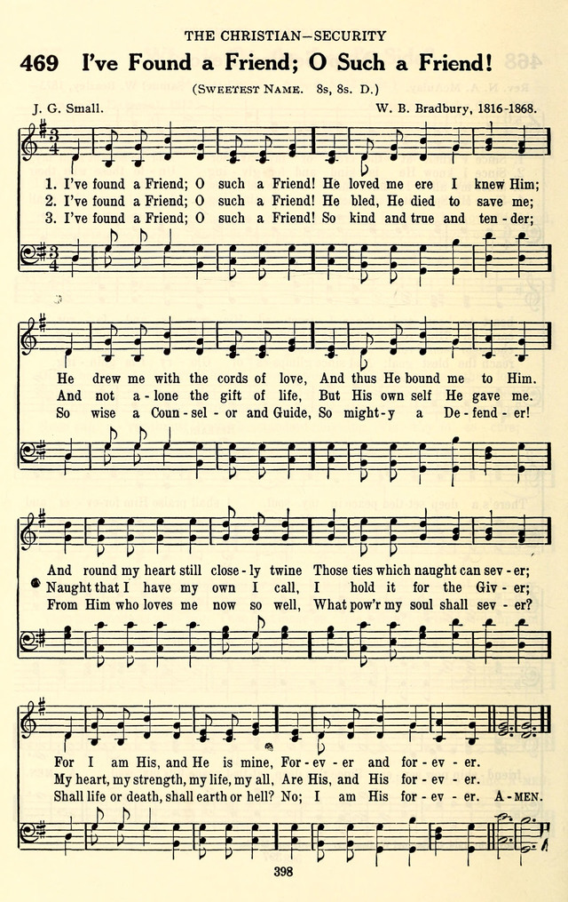 The Baptist Standard Hymnal: with responsive readings: a new book for all services page 390