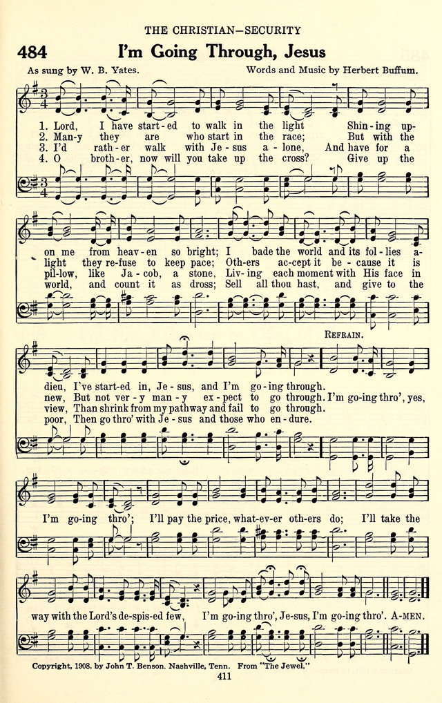 The Baptist Standard Hymnal: with responsive readings: a new book for all services page 403