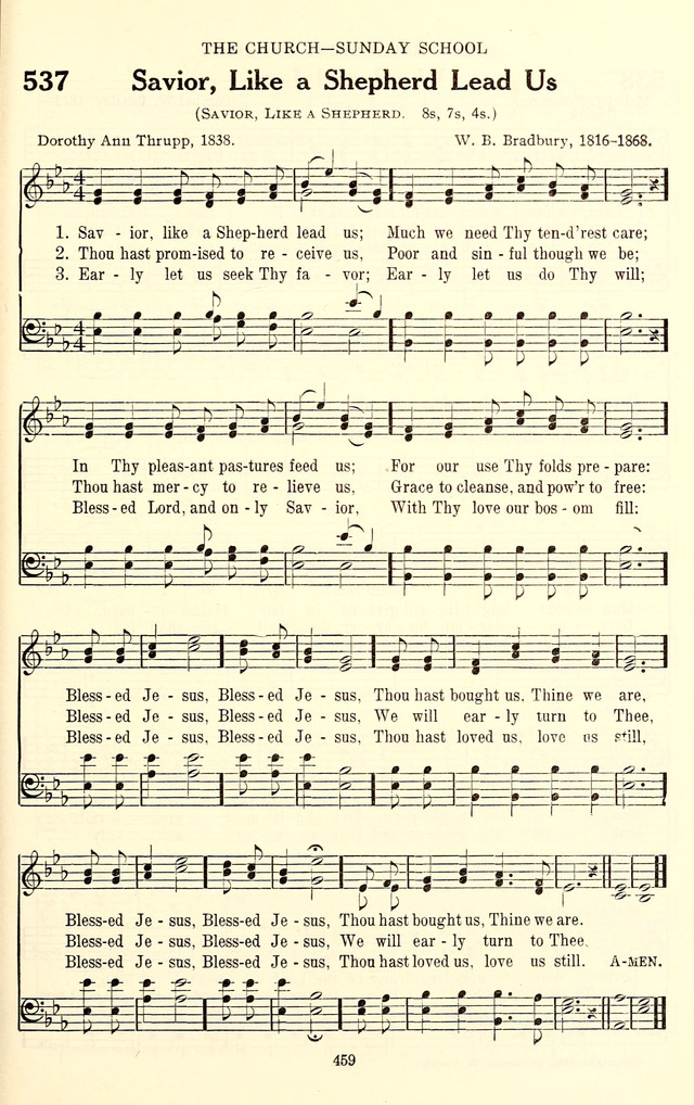 The Baptist Standard Hymnal: with responsive readings: a new book for all services page 451