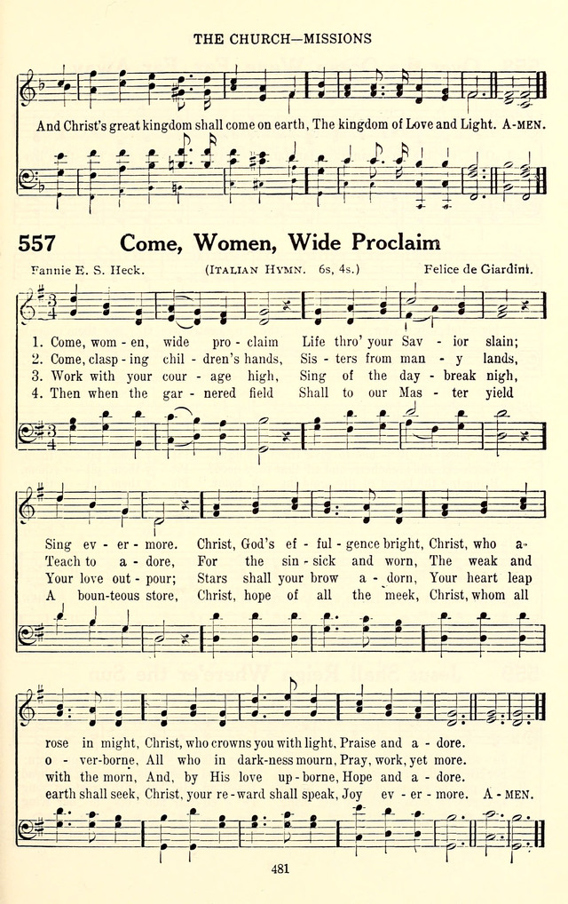 The Baptist Standard Hymnal: with responsive readings: a new book for all services page 473