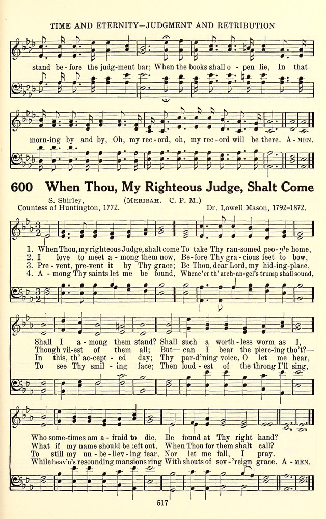 The Baptist Standard Hymnal: with responsive readings: a new book for all services page 509