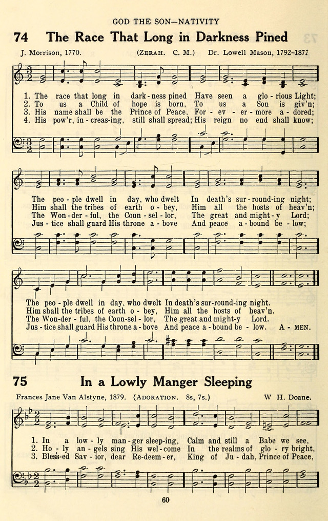 The Baptist Standard Hymnal: with responsive readings: a new book for all services page 52