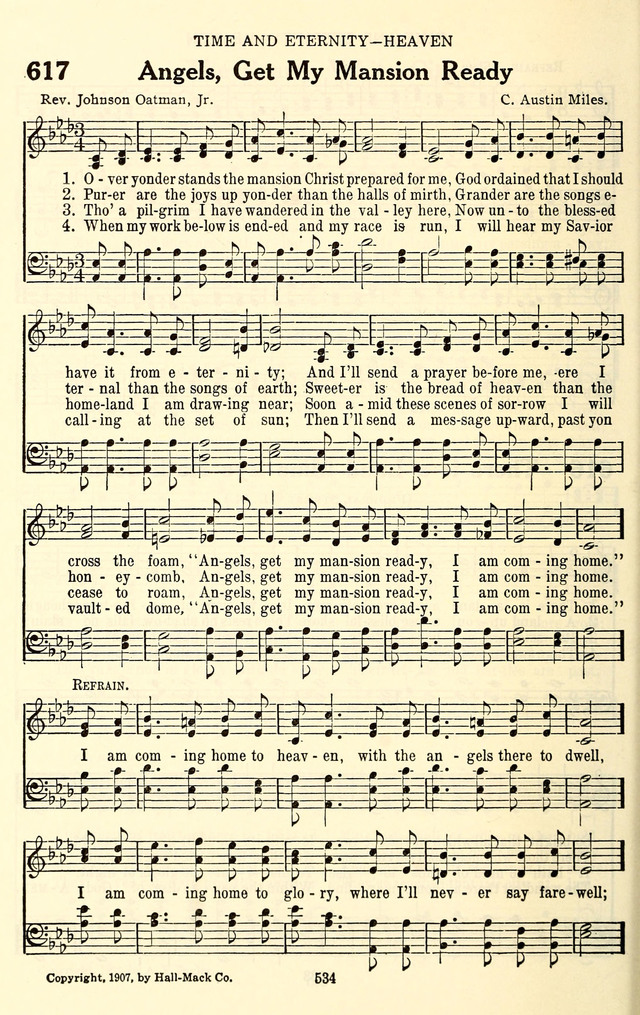 The Baptist Standard Hymnal: with responsive readings: a new book for all services page 526