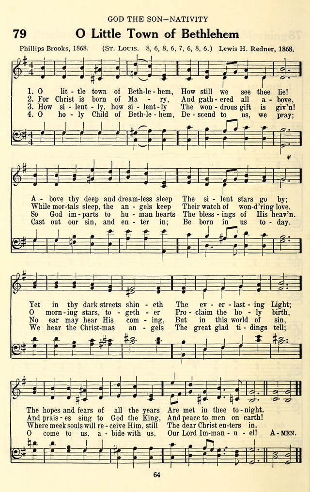 The Baptist Standard Hymnal: with responsive readings: a new book for all services page 56