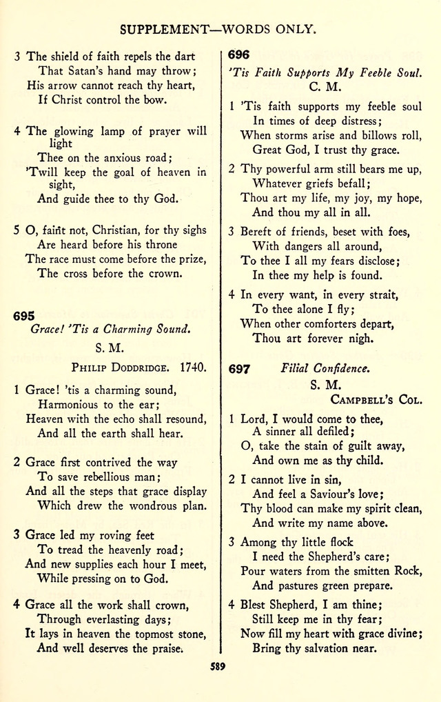 The Baptist Standard Hymnal: with responsive readings: a new book for all services page 581