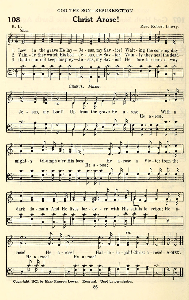 The Baptist Standard Hymnal: with responsive readings: a new book for all services page 78