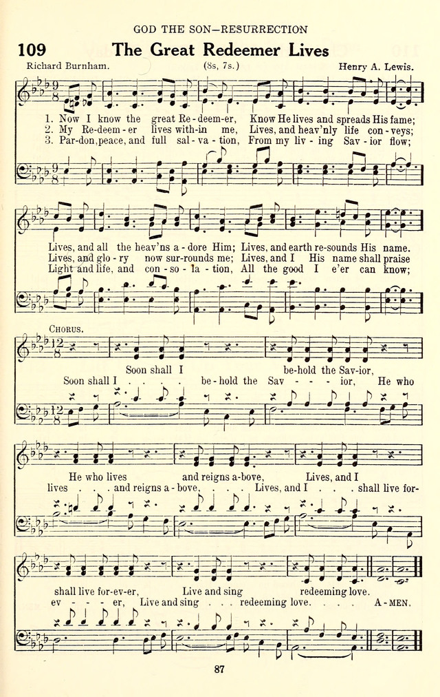 The Baptist Standard Hymnal: with responsive readings: a new book for all services page 79