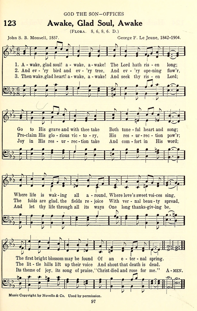 The Baptist Standard Hymnal: with responsive readings: a new book for all services page 89