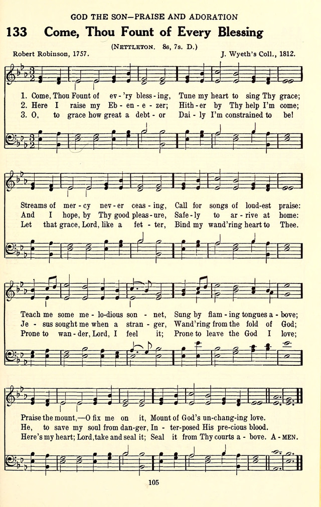 The Baptist Standard Hymnal: with responsive readings: a new book for all services page 97