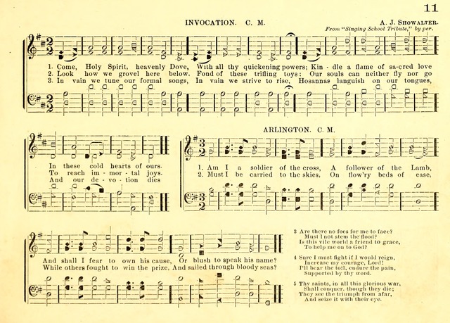 Bible School Hymns and Sacred Songs for Sunday Schools and Other Religious Services page 11