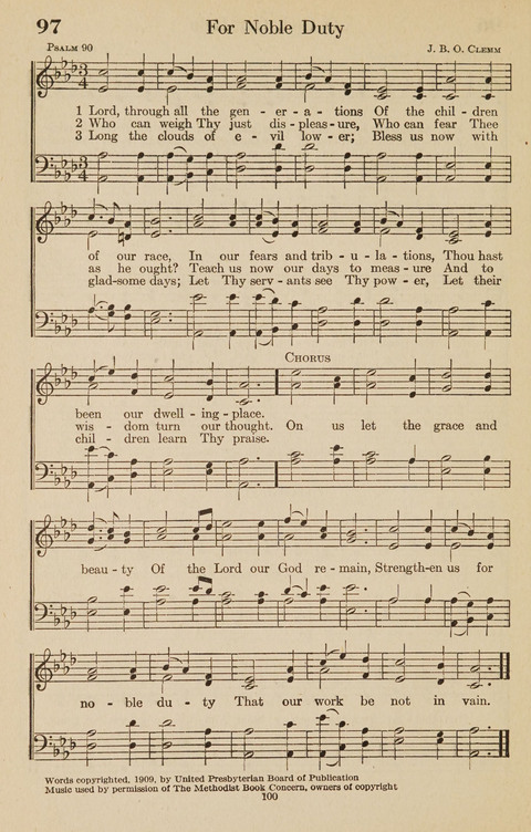 The Bible Songs Hymnal: a Selection of Psalms and Hymns for use in the church, the Bible school, the young people