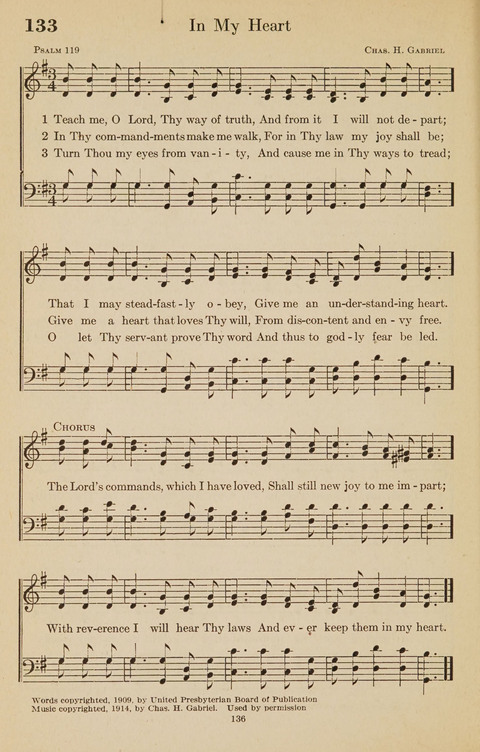 The Bible Songs Hymnal: a Selection of Psalms and Hymns for use in the church, the Bible school, the young people