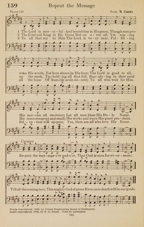 The Bible Songs Hymnal: a Selection of Psalms and Hymns for use in the church, the Bible school, the young people