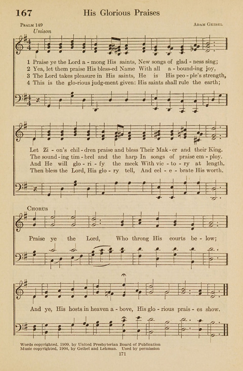 The Bible Songs Hymnal: a Selection of Psalms and Hymns for use in the church, the Bible school, the young people