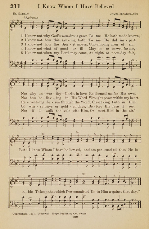 The Bible Songs Hymnal: a Selection of Psalms and Hymns for use in the church, the Bible school, the young people