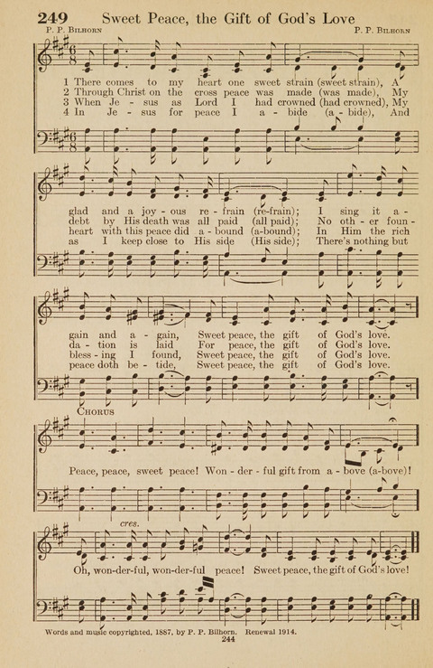 The Bible Songs Hymnal: a Selection of Psalms and Hymns for use in the church, the Bible school, the young people