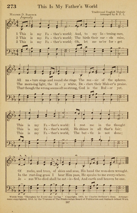 The Bible Songs Hymnal: a Selection of Psalms and Hymns for use in the church, the Bible school, the young people